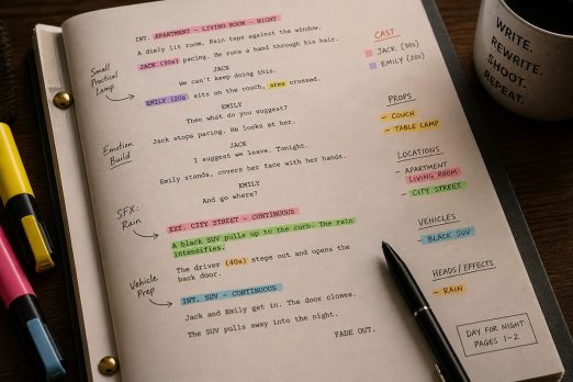 How to Break Down a Script for Film Production (Step-by-Step Guide ...