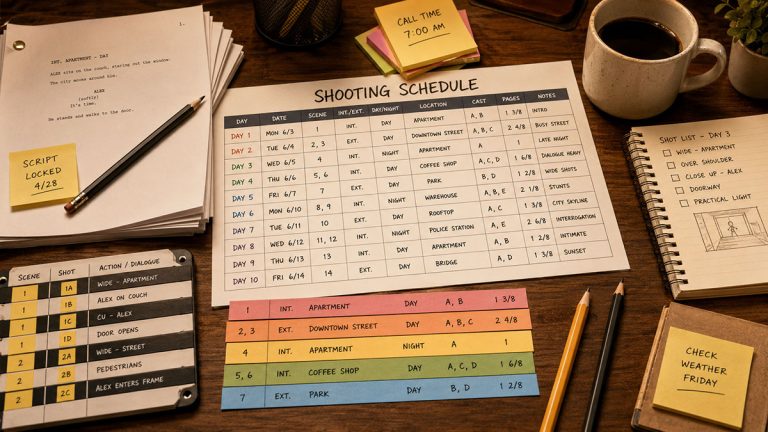 How to Read a Shooting Schedule